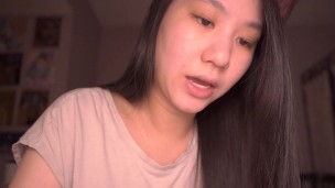 Asiática Cosplay Kitty: ASMR e Fetiche Sensual
