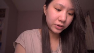Stepsister asiática: estudo e prazer ASMR com Onii-chan!