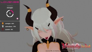 VTuber provocada ao limite por fãs ao vivo!