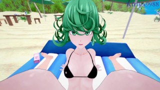 Sexo quente na praia com Tatsumaki – Hentai imperdível!