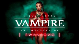 Vampira Alexis Tae faz suas bolas esvaziarem totalmente