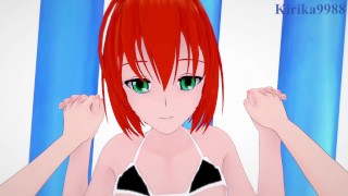 Sexo intenso na praia: creampie com Chise Hatori!