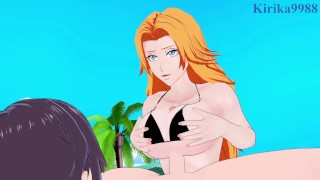 Sexo quente na praia: Rangiku Matsumoto intensamente!