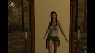 Lara Croft dominada pela bruxa do templo: Parte 2!